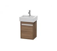 Duravit Ketho Módulo mural 6630, 1 puerta de madera, con bisagra a la derecha, 400mm, para Vero, KT6630R7979, Color: Nogal natural decorado
