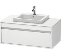 Duravit Ketho Módulo mural 6795, 1 extraíble, 1000mm, para 1 lavabo empotrado, centralizado, KT679501818, Color: Blanco Mate Decoración