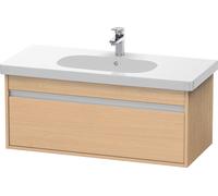 Duravit Ketho mueble bajo lavabo suspendido, 1000x410x455 mm, 1 cajón, para D-Code, KT666803030, Color: Decoración roble natural