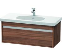 Duravit Ketho mueble bajo lavabo suspendido, 1000x410x455 mm, 1 cajón, para D-Code, KT666807979, Color: Nogal natural decorado