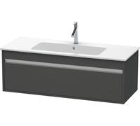 Duravit Ketho mueble bajo lavabo suspendido, 1200x410x475 mm, 1 cajón, para ME by Starck 233612, KT642104949, Color: Grafito Mate Decoración