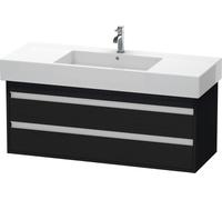 Duravit Ketho mueble bajo lavabo suspendido, 1200x480x455 mm, 2 cajones, para lavabos Vero 032912, KT664201616, Color: Decoración roble negro