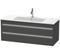 Duravit Ketho mueble bajo lavabo suspendido, 1200x480x475 mm, 2 cajones, para ME by Starck 233612, KT643104949, Color: Grafito Mate Decoración