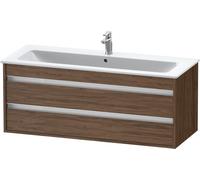 Duravit Ketho mueble bajo lavabo suspendido, 1200x480x475 mm, 2 cajones, para ME by Starck 233612, KT643102121, Color: Decoración nogal oscuro