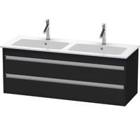 Duravit Ketho mueble bajo lavabo suspendido, 1270x480x475 mm, 2 cajones, para ME by Starck 233613, KT643201616, Color: Decoración roble negro