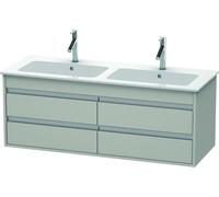 Duravit Ketho mueble bajo lavabo suspendido, 1270x480x475 mm, 4 cajones, para ME by Starck 233613, KT643300707, Color: Decoración gris hormigón mate