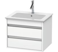 Duravit Ketho mueble bajo lavabo suspendido, 600x480x475 mm, 2 cajones, para ME by Starck 233663, KT642801818, Color: Blanco Mate Decoración