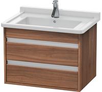 Duravit Ketho mueble bajo lavabo suspendido, 650x480x455 mm, 2 cajones, para Starck 3 030470, KT664307979, Color: Nogal natural decorado