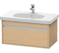 Duravit Ketho mueble bajo lavabo suspendido, 800x410x455 mm, 1 cajón, para D-Code, KT666703030, Color: Decoración roble natural