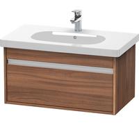 Duravit Ketho mueble bajo lavabo suspendido, 800x410x455 mm, 1 cajón, para D-Code, KT666707979, Color: Nogal natural decorado