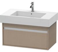 Duravit Ketho mueble bajo lavabo suspendido, 800x410x455 mm, 1 cajón, para lavabos Vero 032985, KT669007575, Color: Decoración de lino