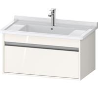 Mueble bajo encimera Duravit Ketho 6664, 1 extraíble, 800mm, para Starck 3, KT666402222, Color: Decoración blanca de alto brillo