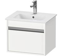 Duravit Ketho mueble bajo lavabo suspendido, Compact, 500x410x412 mm, 1 cajón, para ME by Starck 233653, KT640401818, Color: Blanco Mate Decoración