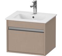 Duravit Ketho mueble bajo lavabo suspendido, Compact, 500x410x412 mm, 1 cajón, para ME by Starck 233653, KT640407575, Color: Decoración de lino