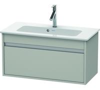 Duravit Ketho mueble bajo lavabo suspendido, Compact, 800x410x385 mm, 1 cajón, para ME by Starck 234283, KT642300707, Color: Decoración gris hormigón mate
