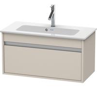 Duravit Ketho mueble bajo lavabo suspendido, Compact, 800x410x385 mm, 1 cajón, para ME by Starck 234283, KT642309191, Color: Decoración mate gris topo