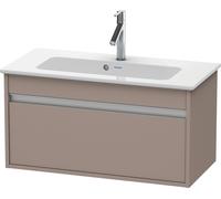 Duravit Ketho mueble bajo lavabo suspendido, Compact, 800x410x385 mm, 1 cajón, para ME by Starck 234283, KT642304343, Color: Decoración Basalto Mate