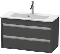Duravit Ketho mueble bajo lavabo suspendido, Compact, 800x480x385 mm, 2 cajones, para ME by Starck 234283, KT645304949, Color: Grafito Mate Decoración