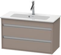 Duravit Ketho mueble bajo lavabo suspendido, Compact, 800x480x385 mm, 2 cajones, para ME by Starck 234283, KT645304343, Color: Decoración Basalto Mate