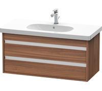 Duravit Ketho mueble bajo para lavabo, 1000x480x455 mm, 2 cajones, para D-Code, KT664807979, Color: Nogal natural decorado
