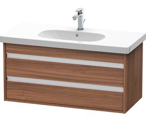 Duravit Ketho mueble bajo para lavabo, 1000x480x455 mm, 2 cajones, para D-Code, KT664807979, Color: Nogal natural decorado