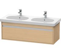Duravit Ketho mueble bajo para lavabo, 1150x410x455 mm, 1 cajón, para D-Code, KT666903030, Color: Decoración roble natural