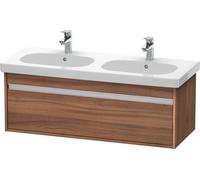 Duravit Ketho mueble bajo para lavabo, 1150x410x455 mm, 1 cajón, para D-Code, KT666907979, Color: Nogal natural decorado