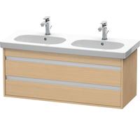 Duravit Ketho mueble bajo para lavabo, 1150x480x455 mm, 2 cajones, para D-Code, KT664903030, Color: Decoración roble natural