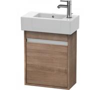 Duravit Ketho Mueble lavabo de pared 6629, 1 puerta de madera, con bisagra a la izquierda, 450mm, para Vero, KT6629L7373, Color: Cerezo del Tesino