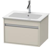 Duravit Ketho Neceser de pared 6418, 1 cajón, 600mm, para ME by Starck 233663, KT641809191, Color: Topo mate