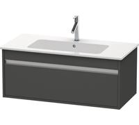 Duravit Ketho Neceser de pared 6420, 1 cajón, 1000mm, para ME by Starck 233610, KT642004949, Color: Grafito Mate Decoración