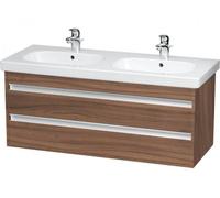 Duravit Ketho tocador de pared 6649, 2 cajones, 1150mm, para el código D., KT664907979, Color: Nogal natural decorado