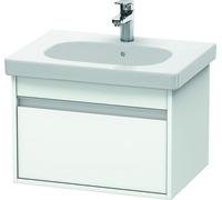 Duravit Ketho tocador de pared 6670, 1 cajón, 600mm, para el código D., KT667001818, Color: Blanco Mate Decoración