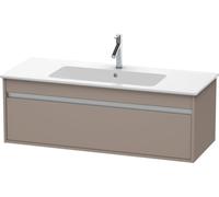 Duravit Ketho Unidad de lavabo de pared 6421, 1 extraíble, 1200mm, para ME by Starck 233612, KT642104343, Color: Decoración Basalto Mate
