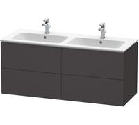 Duravit L-Cube armario 129x48.1x55 cm suspendido, para lavabo grafito LC625908080