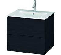 Duravit L-Cube armario 62x48.1x55 cm suspendido, para lavabo negro-roble LC624001616