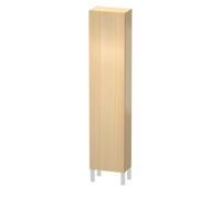 Duravit L-Cube armario alto, 1 puerta, apertura a la derecha, 400x243x1760mm, LC1170R7171, Color: Roble mediterráneo Chapa de madera auténtica