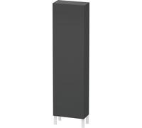 Duravit L-Cube armario alto, 1 puerta, apertura a la izquierda, 500x243x1760mm, LC1171L4949, Color: Grafito Mate Decoración