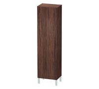 Duravit L-Cube armario alto, 1 puerta, apertura a la izquierda, 500x363x1760mm, LC1181L2121, Color: DecoraciÃ³n en nogal oscuro