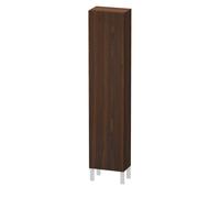 Duravit L-Cube Armario alto, anchura 400mm, profundidad 243mm 1 puerta, bisagra derecha, LC1170R6969, Color: Nogal cepillado Chapa de madera auténtica
