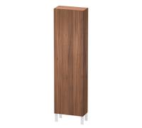Duravit L-Cube Armario alto, anchura 500mm, profundidad 243mm, 1 puerta, bisagra derecha, LC1171R7979, Color: Nogal natural decorado