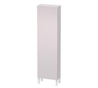 Duravit L-Cube Armario alto, anchura 500mm, profundidad 243mm, 1 puerta, bisagra derecha, LC1171R8787, Color: Blanco Lila Seda Laca mate