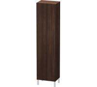 Duravit L-Cube Armario alto individual 1 puerta, 3 baldas de cristal, 1 balda de madera, tope a la derecha, altura mín. 1321 mm - máx. 2000 mm, anchura mín. 250 mm - máx. 500 mm, profundidad mín. 200