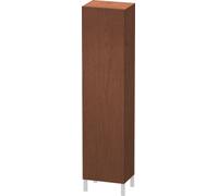 Duravit L-Cube Armario alto individual 1 puerta, 3 baldas de cristal, 1 balda de madera, tope izquierdo, altura mín. 1321 mm - máx. 2000 mm, anchura mín. 250 mm - máx. 500 mm, profundidad mín. 200 mm