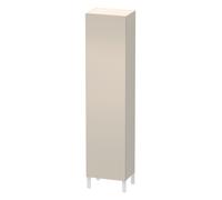 Duravit L-Cube armario alto individual, 1 puerta, apertura a la derecha, dimensiones variables, 250-500x200-363x1321-2000mm, LC1191R9191, Color: Taupe Mate DecoraciÃ³n