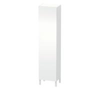 Duravit L-Cube armario alto individual, 1 puerta, apertura a la izquierda, dimensiones variables, 250-500x200-363x1321-2000mm, LC1191L8484, Color: Decoración blanco supermate