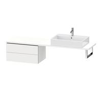 Duravit L-Cube armario bajo para consola, 2 cajones, 720x400x477, LC584801818, Color: Blanco Mate Decoración