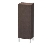 Duravit L-Cube armarios de media altura, 1 puerta, apertura a la derecha, 500x363x1320mm, LC1179R7272, Color: roble oscuro cepillado chapa de madera auténtica