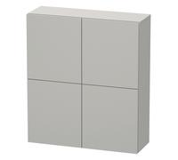 Duravit L-Cube armarios de media altura, 2 puertas, 700x243x800mm, LC116700707, Color: DecoraciÃ³n gris hormigÃ³n mate