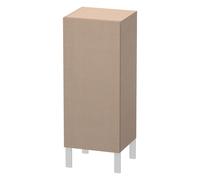Duravit L-Cube armarios de media altura individuales, 1 puerta, apertura a la izquierda, dimensiones variables, 250-500x200-363x600-900mm, LC1189L7575, Color: Decoración de lino
